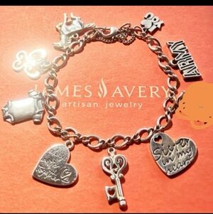 JAMES AVERY BRACELET / 9 JAMES AVERY CHARMS AUTHENTIC